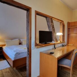 Double room in the Hotel Peenebrücke in Wolgast